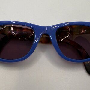 Ray-Ban Wayfarer Bright Blue and Tortoise RB 2140 1241/W0 50_22 150 2P